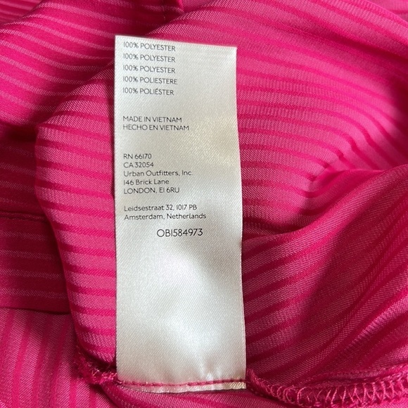 REVOLVE x FREE PEOPLE Everly Shirt Dress Pockets Pink Phenom Sz S - Picture 14 of 16